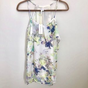 BCBGeneration White and Floral Dress- XXS